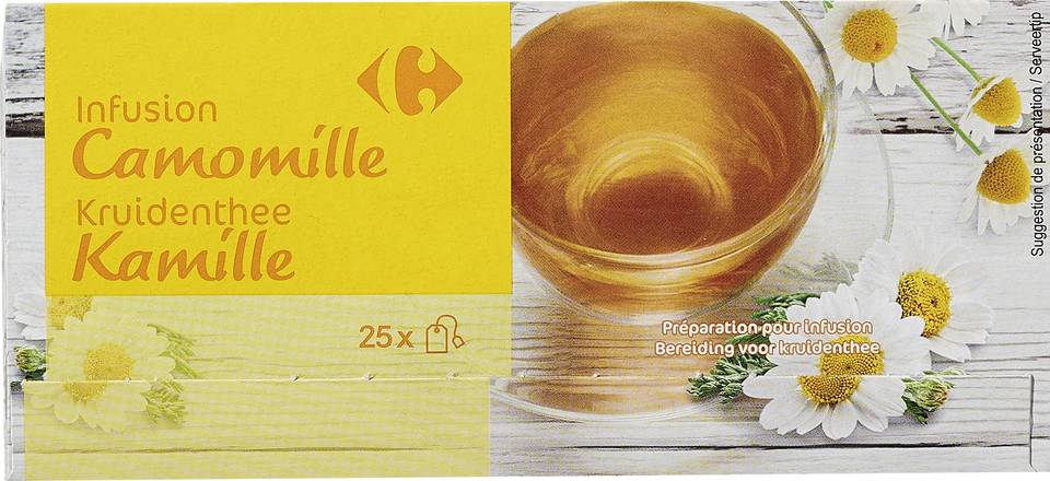 Carrefour Classic' - Infusion camomille (25 pièces, 30 g)