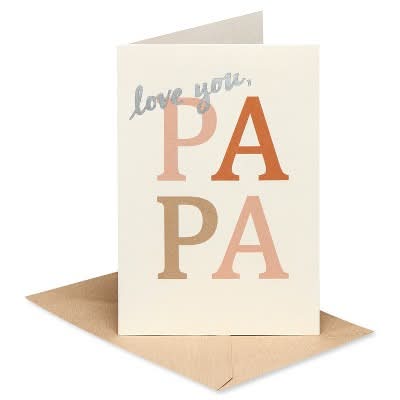 Carlton Cards Love You Papa Father's Day Card