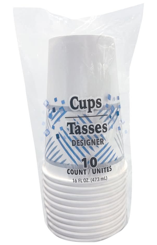 Modern Ware Heavy-Duty Designer Paper Cups (10 ct)