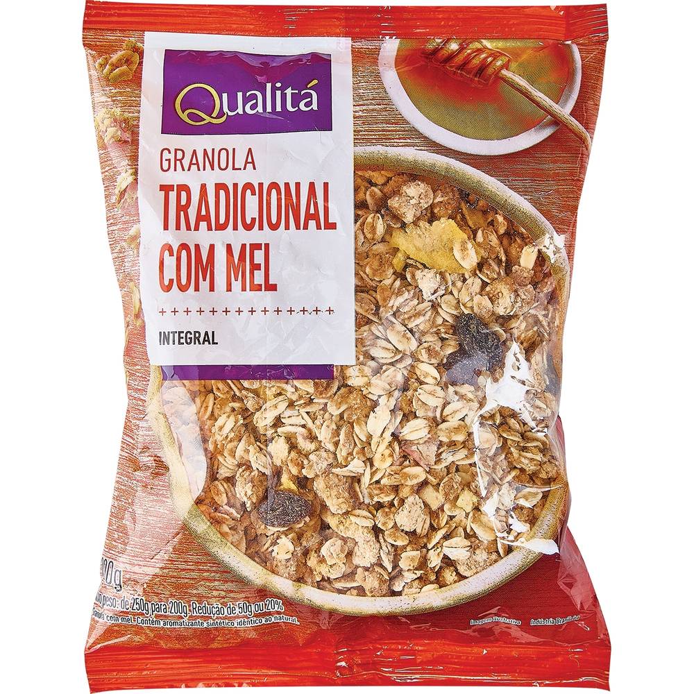Qualitá granola tradicional com mel (200 g)