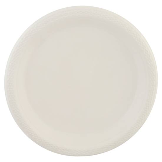 Amscan Frosty White Plastic Plates (20 ct)
