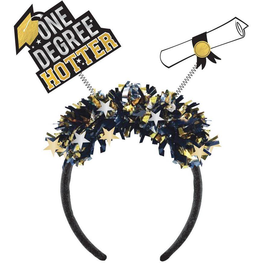 Black, Silver, Gold One Degree Hotter Head Bopper