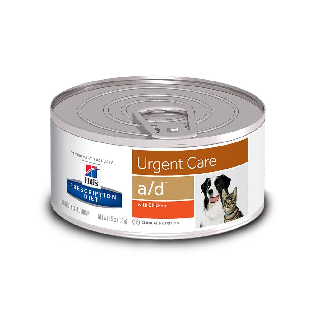 Hill's ração úmida para cães e gatos urgent care a/d (156g)