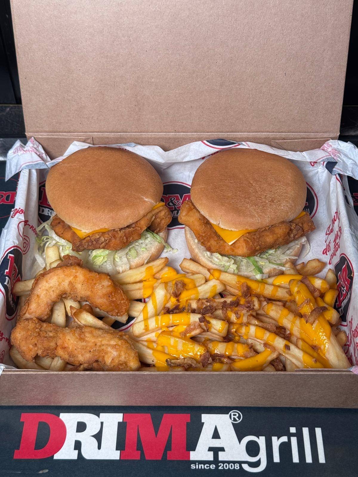 🆕Box CHICKEN BURGER