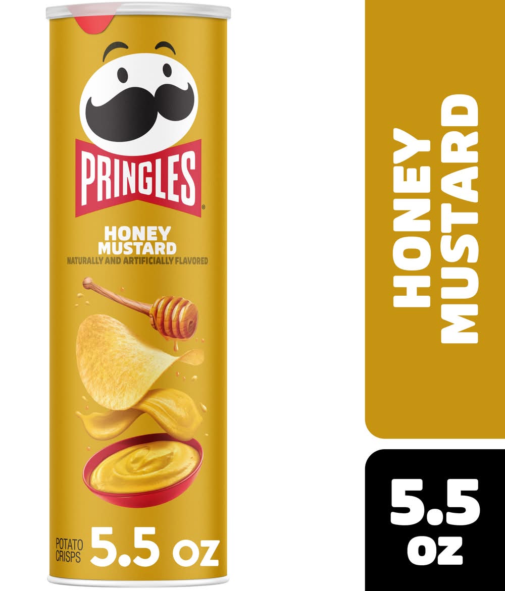 Pringles Potato Crisps Chips, Honey Mustard (5.5 oz)