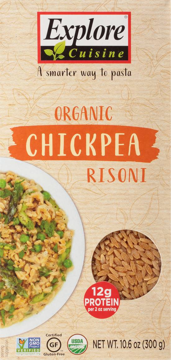 Explore Cuisine Organic Chickpea Risoni Pasta Gluten Free (10.6 oz)