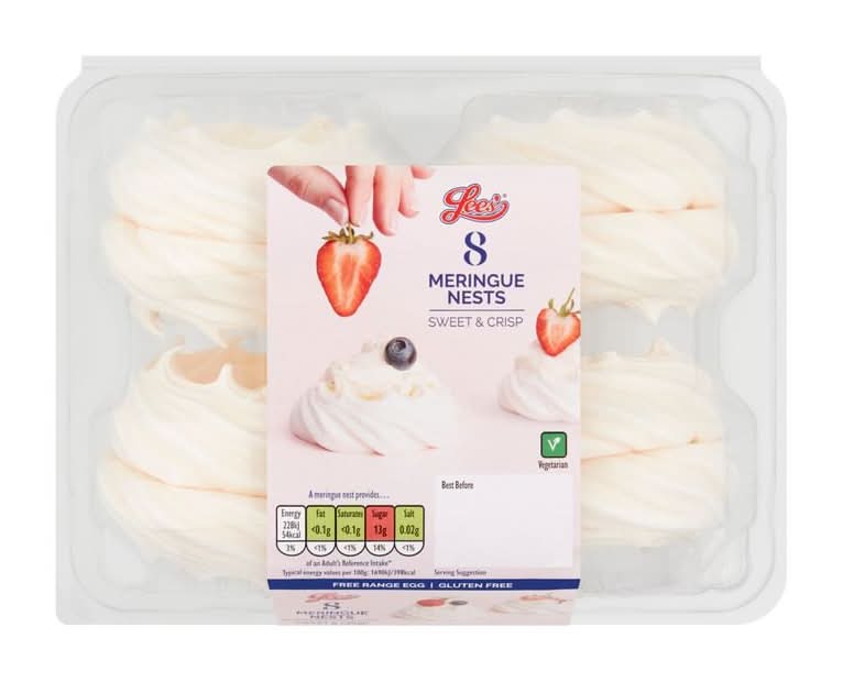 Lees Meringue Nests 8 Pack (409698)
