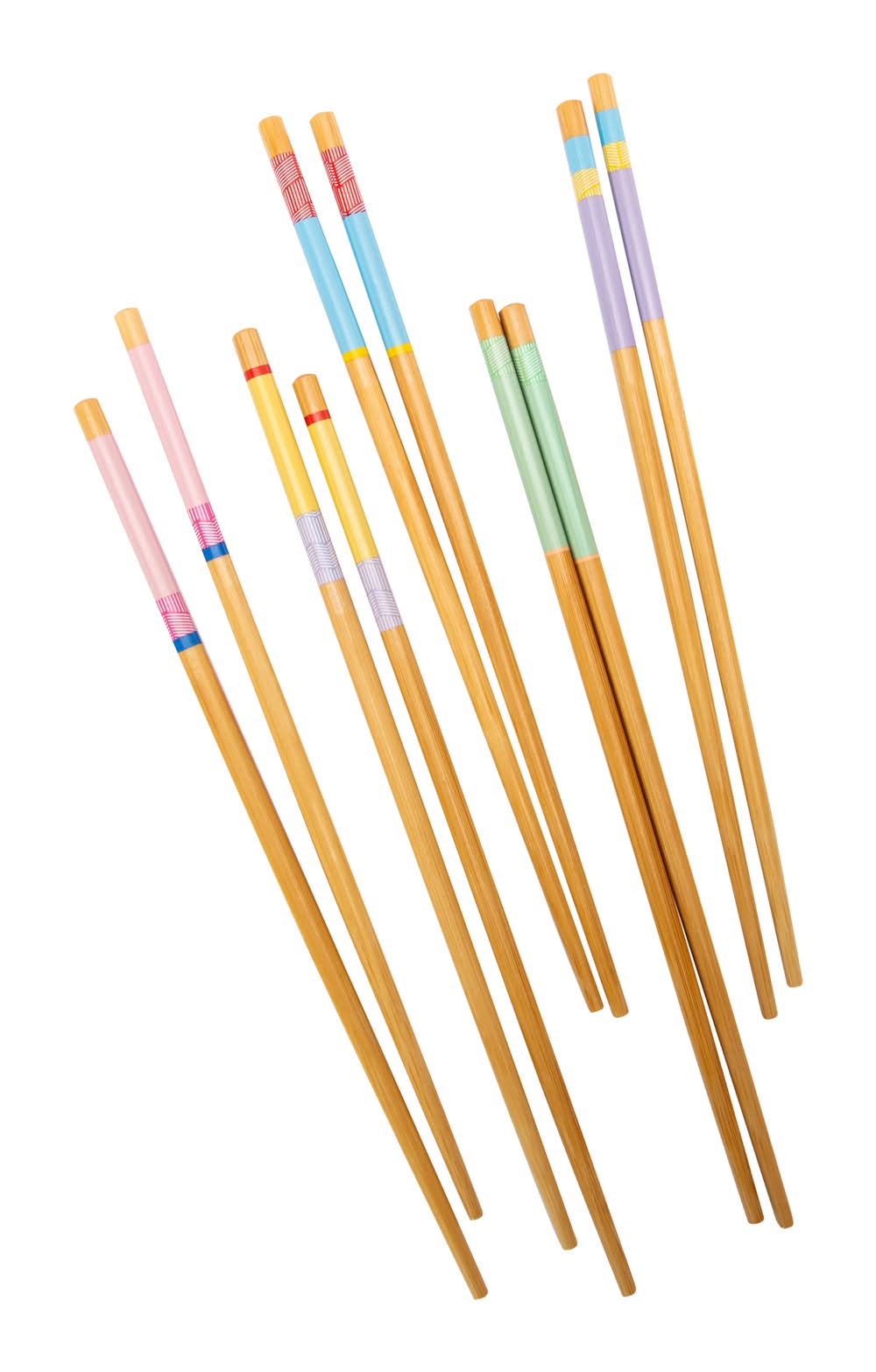 Chopsticks Set, 5 Pairs Stripe