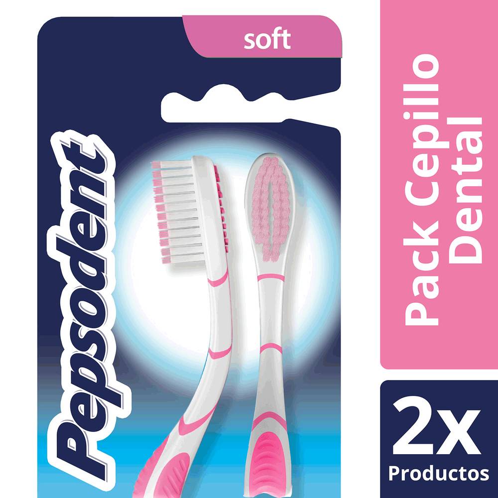 Pepsodent cepillo dental sensitive suave (display 2 u)