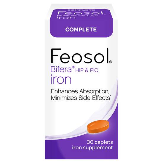 Feosol Bifera Iron Hip & Pic Complete Caplets (30 ct)
