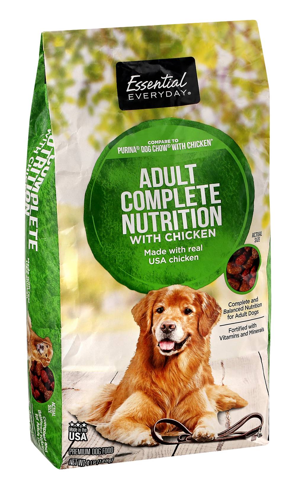 Essential Everyday Adult Complete Nutrition With Chicken Dog Food (4.01 lbs)