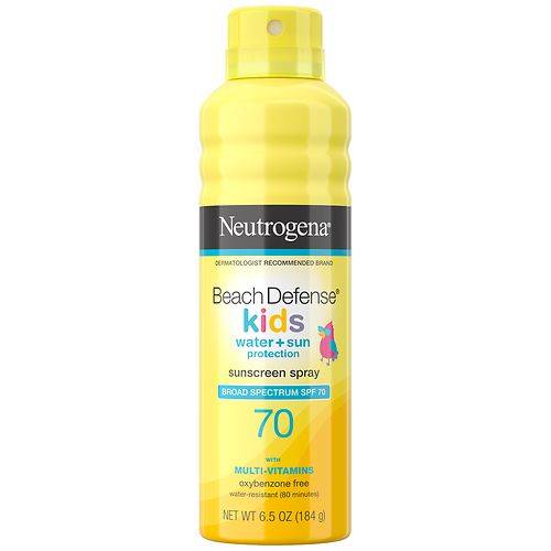Neutrogena Beach Defense Kids Sunscreen Spray, SPF 70 - 6.5 oz