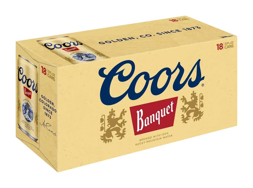 Coors Banquet Beer - 18 Pack
