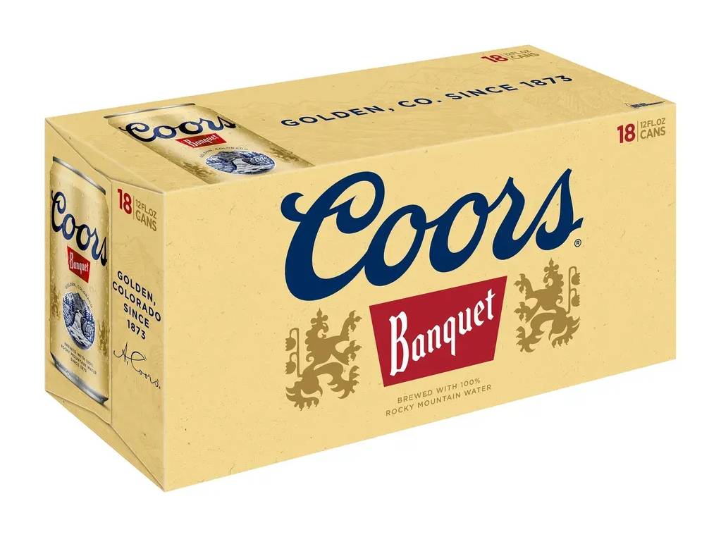 Coors Banquet Beer - 18 Pack