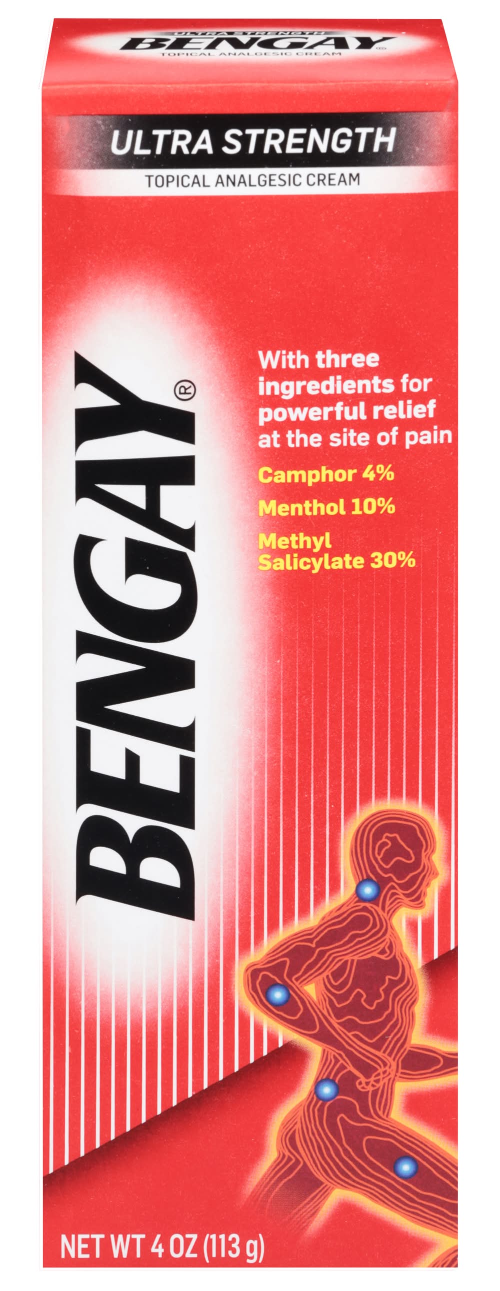 BENGAY Ultra Strength Topical Analgesic Cream (4 oz)