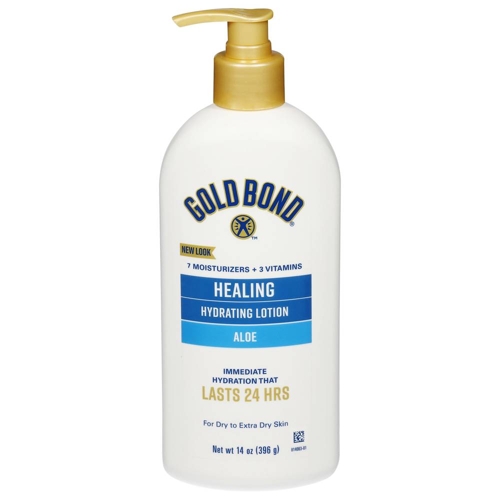 Gold Bond Healing Aloe Hydrating Lotion For Dry Skin (14 oz)