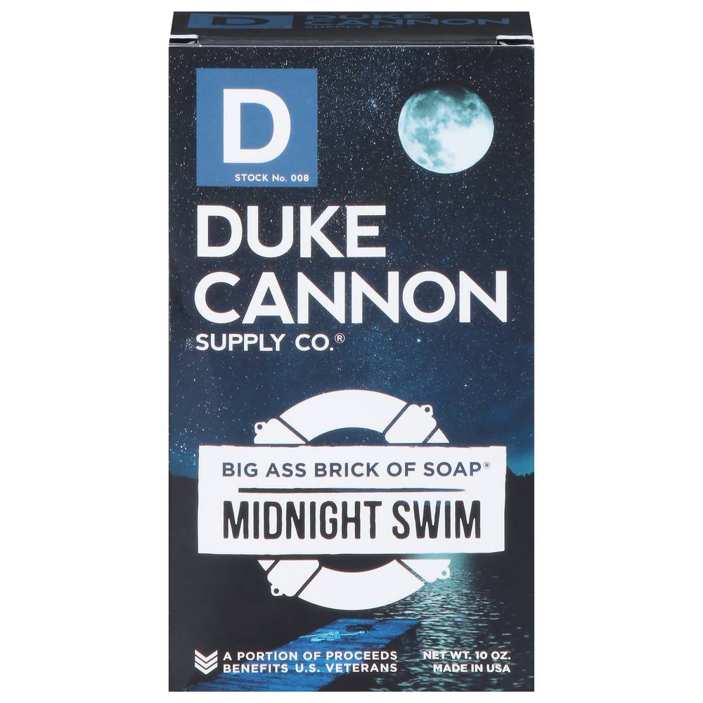 Duke Cannon Big Ass Midnight Swim Brick Of Soap