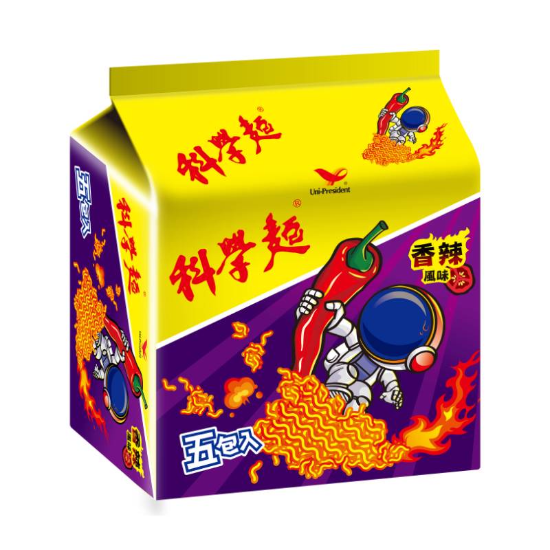 科學麵-香辣40g <40g克 x 1 x 5Bag包>