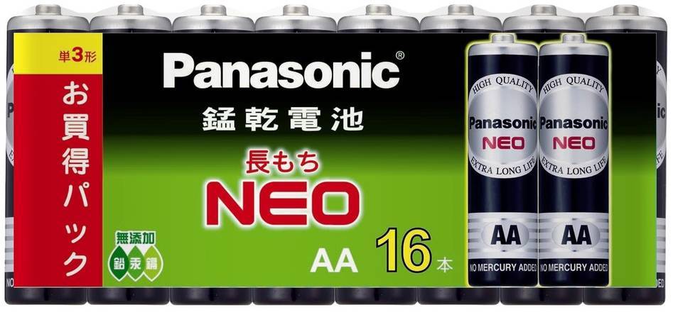 Panasonic碳鋅電池3號16入#4717431104165