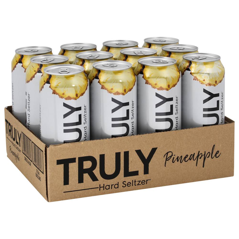 Truly Hard Seltzer (24 fl oz) (pineapple)