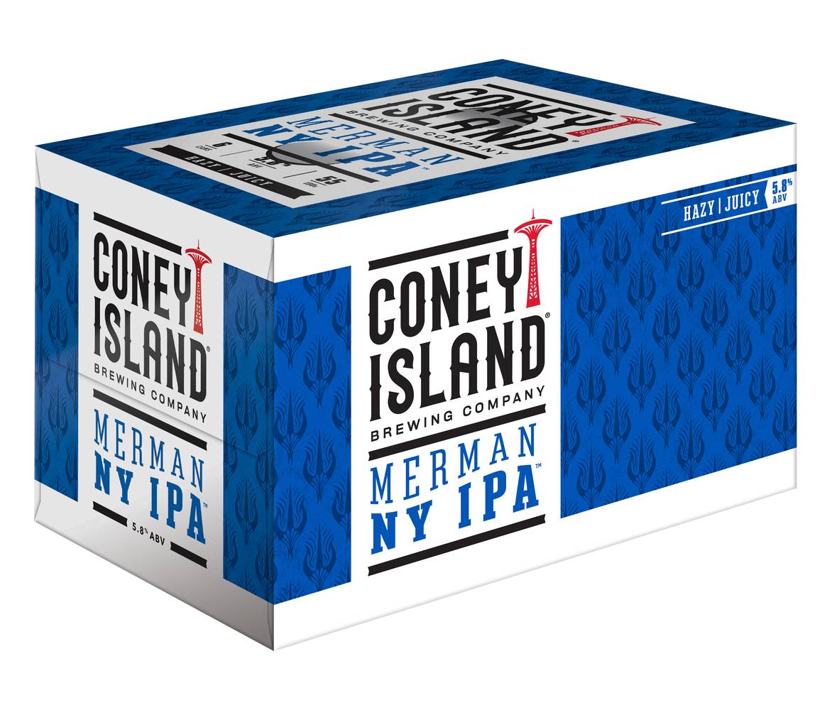 Coney island Merman Ny Ipa Beer (6 x 12 fl oz)