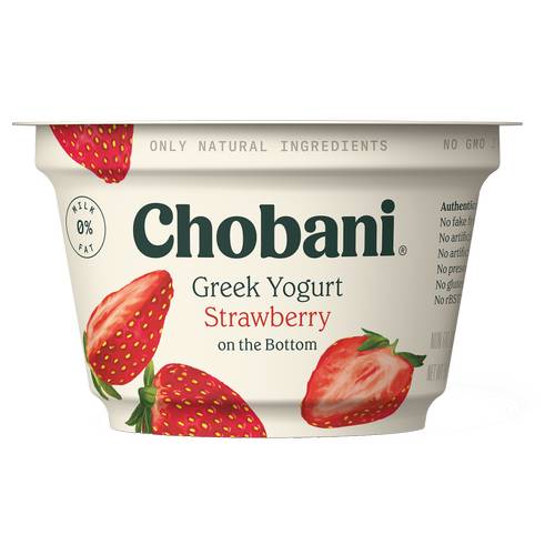 Chobani Strawberry on the Bottom Non-Fat Greek Yogurt - 5.3oz