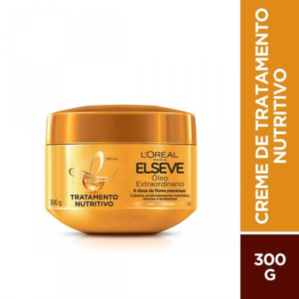 L'oréal paris creme de tratamento nutrição intensa óleo extraordinário elseve