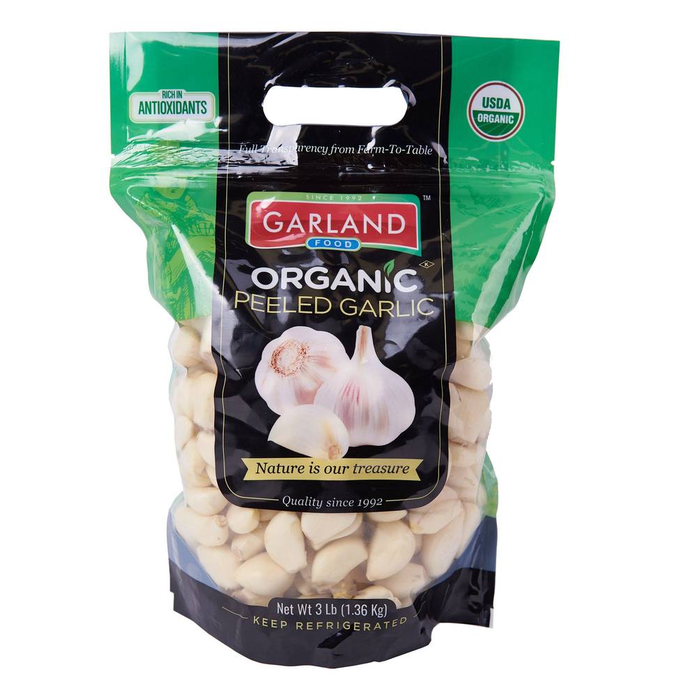 Organic Peeled Garlic