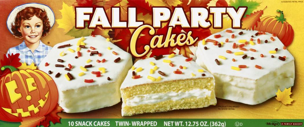 Little Debbie Fall Party Vanilla Snack Cakes