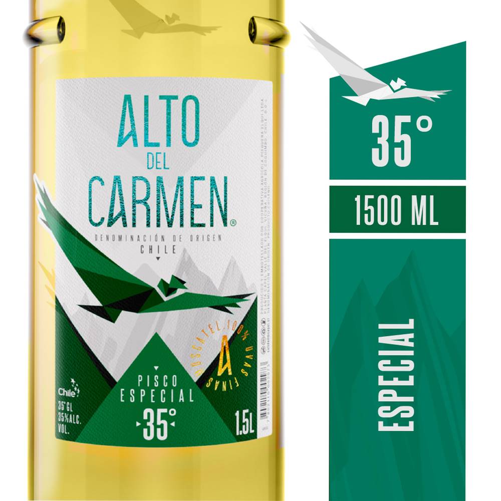 Alto del Carmen · Pisco especial 35° (1,5 L)