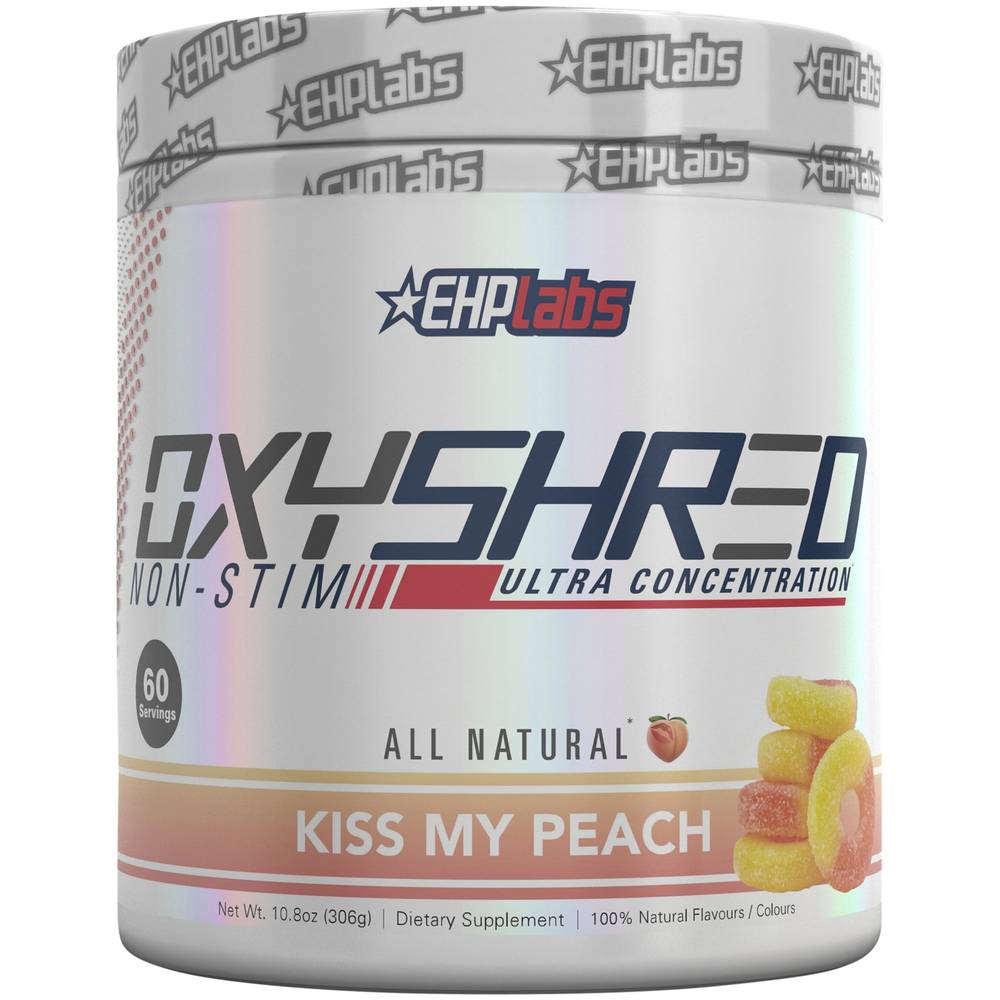 Ehplabs Oxyshred Non-Stim Thermogenic Fat Burner (kiss my peach)