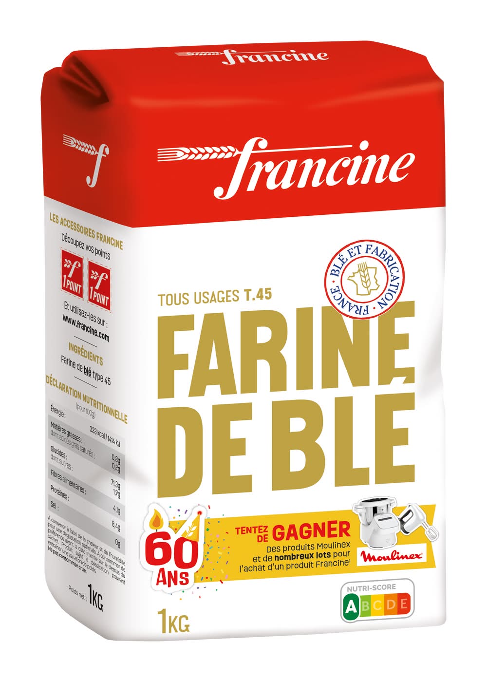 Francine - Farine de blé (1kg)