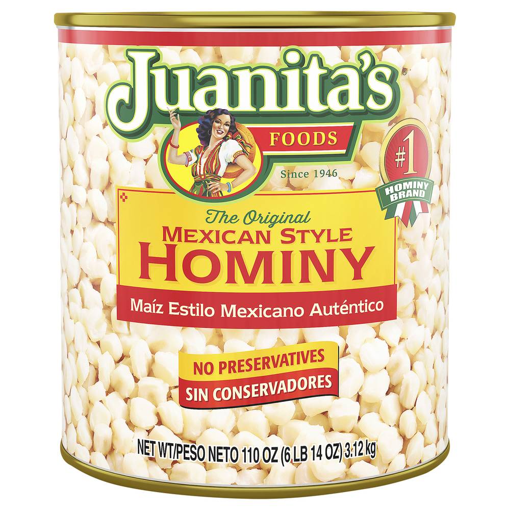 Juanita's Foods The Original Mexican Style Hominy (110 oz)