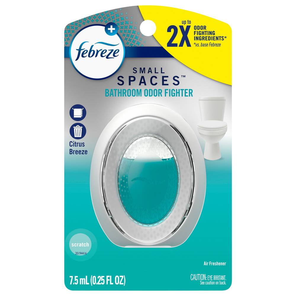 Febreze Small Spaces Air Freshener Bathroom Odor Fighter, Citrus (7.5 ml)