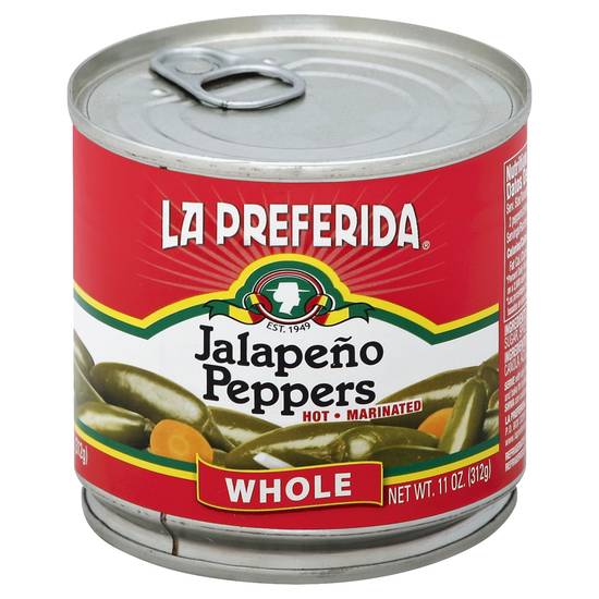 La Preferida Jalapeno Pepprs Whol (11 oz)