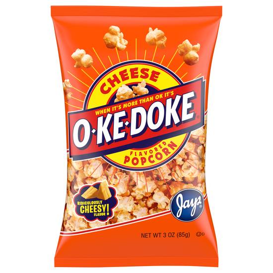 O-Ke-Doke Cheese Flavored Popcorn (3 oz)