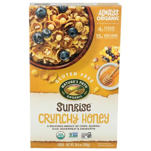 Nature's Path Organic Crunchy Honey Sunrise Cereal