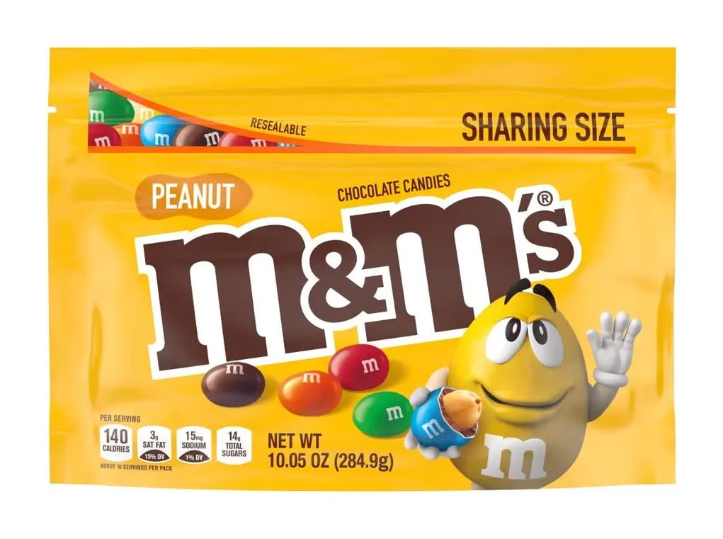 M&M's Peanut Chocolate Share Size Candies