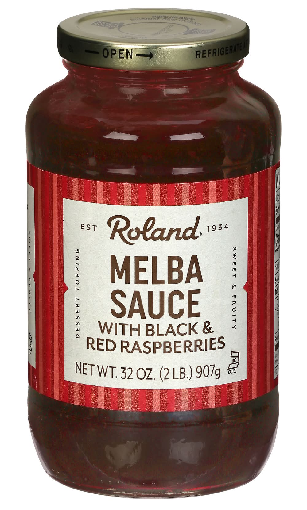 Roland Melba Sauce, Black & Red Raspberries (32 oz)