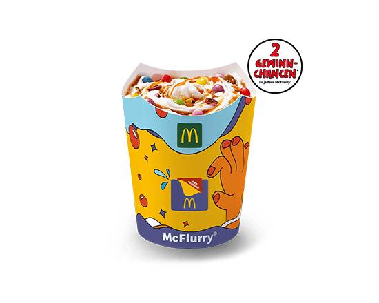 McFlurry® Original Schokolinsen Karamell-Sauce