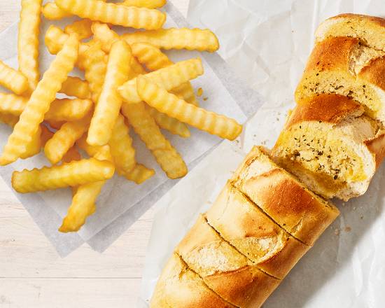 Garlic Bread & Fries