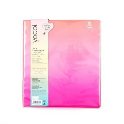 Yoobi Ombre Binder File (multicolor)