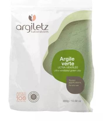 Argiletz - Argile verte ultra ventilée masque & bain (300g)