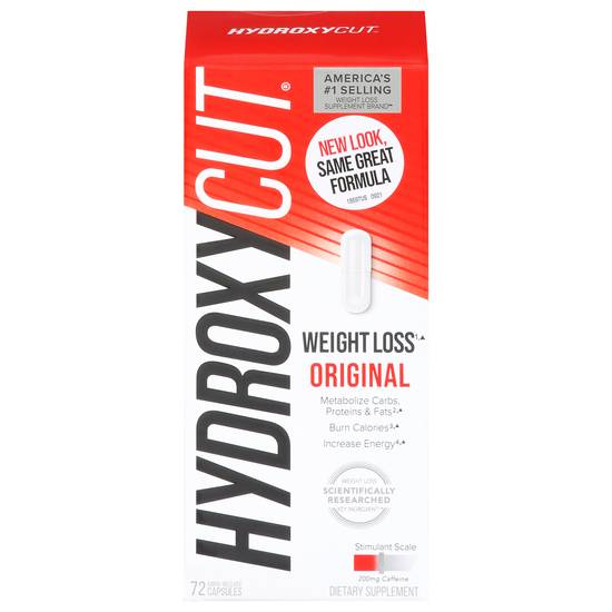 Hydroxycut Original Weight Loss Capsules (72 ct)