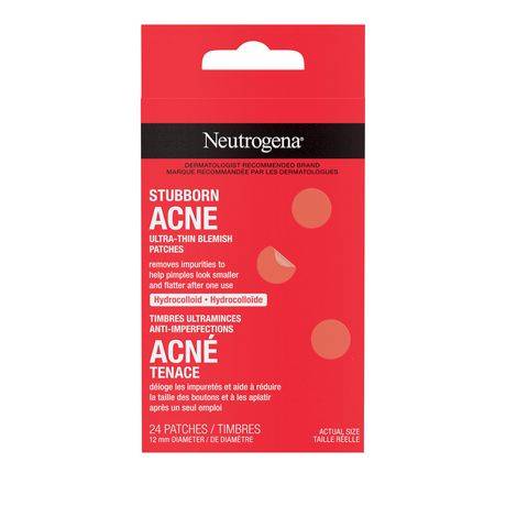 Neutrogena Stubborn Acne Blemish Patches (24 ct) (12 mm)