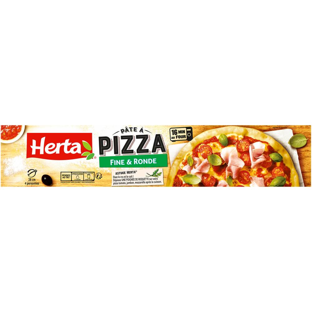 Herta - Pâte à pizza fine et ronde