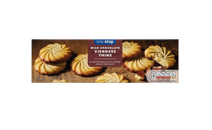 One Stop Chocolate Viennese Thins 135g (395433) 