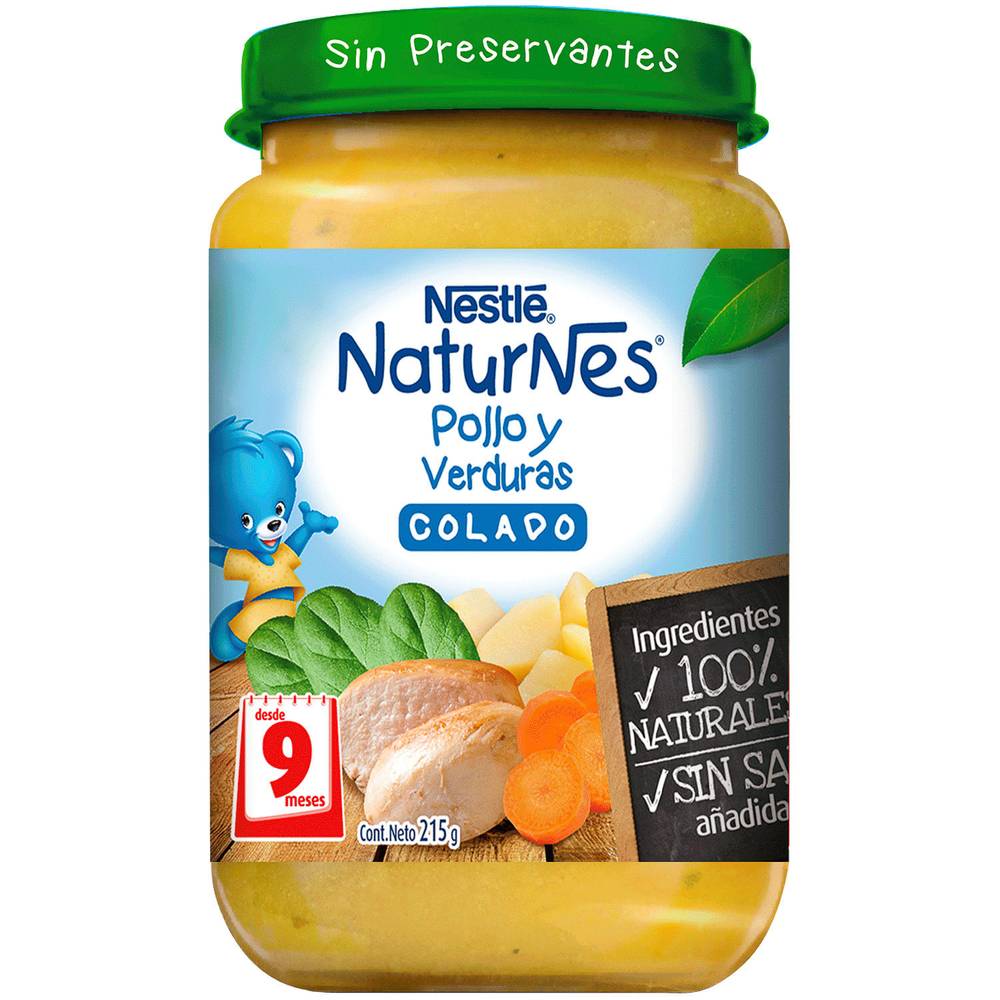 Nestlé colado naturnes pollo y verduras