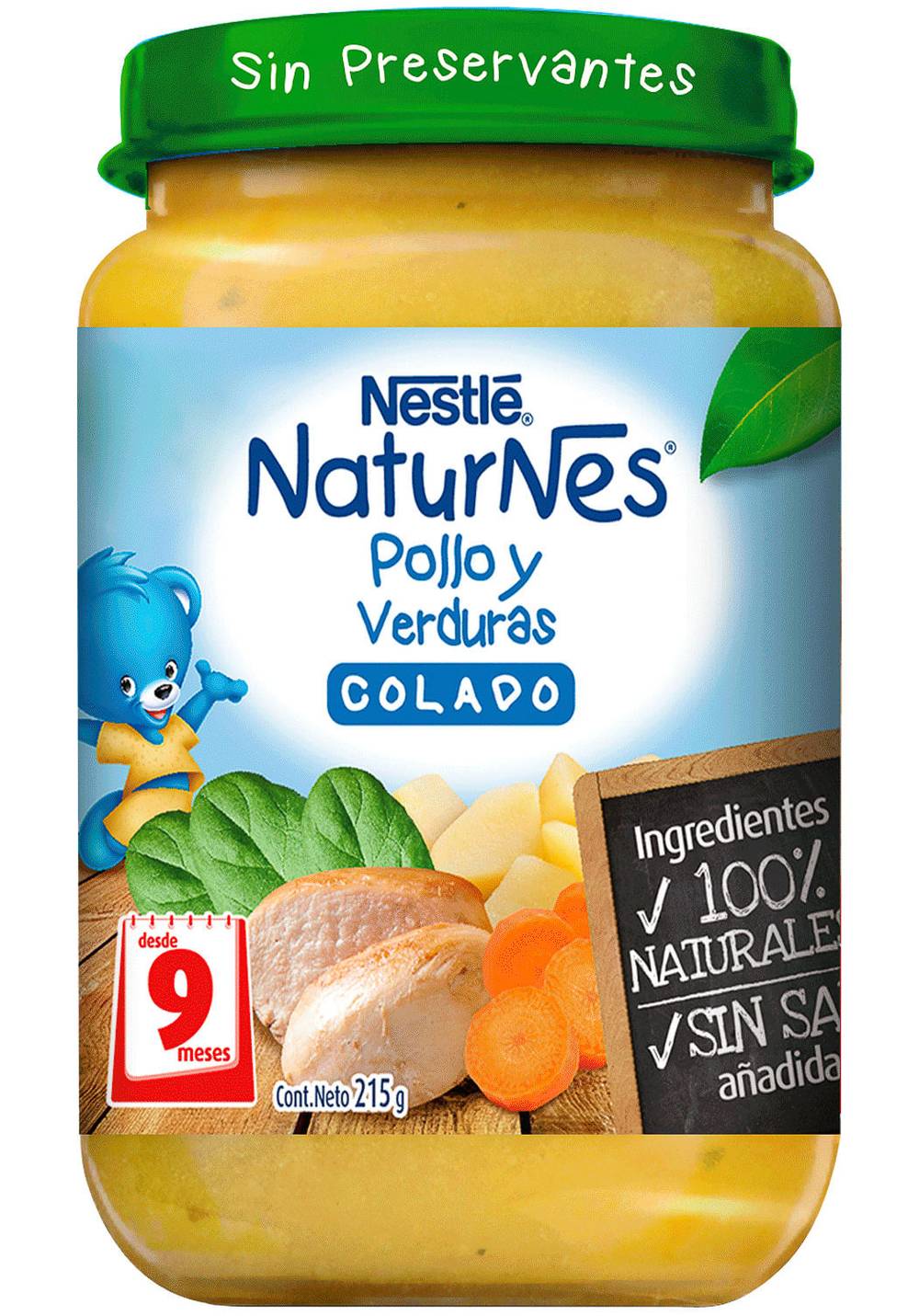 Nestlé · Colado naturnes pollo y verduras (215 g)