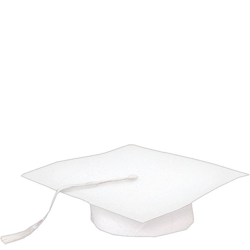 White Paper Graduation Cap